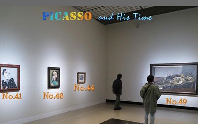 パブロ・ピカソNo.41《緑色のマニキュアをつけたドラ・マール》、No.44《横たわる裸婦》、No.48《女の肖像》、No.49《大きな横たわる裸婦》